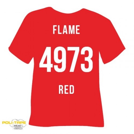 POLI-FLEX TURBO -4973 FLAME RED 50cm
