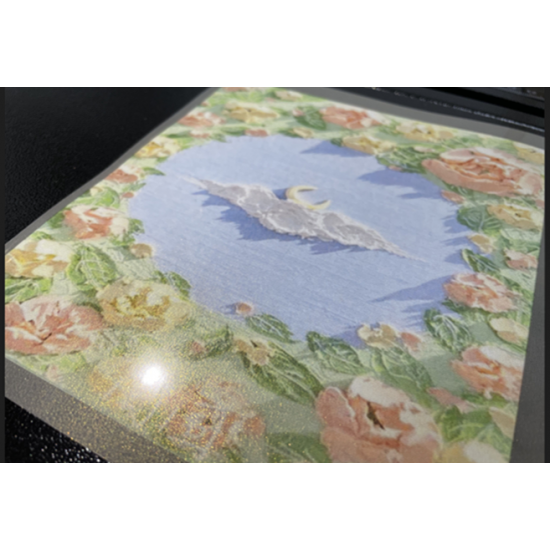 VenusLF Pet GLITTER SHINY GOLD SPECIAL DTF film (0.30m x 25m=7.5m2) *ΧΡΥΣΑΦΙ GLITTER