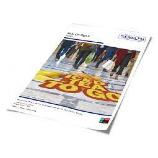 EMBLEM Walk on Sign 2    137cm X 25m
