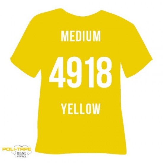 POLI-FLEX TURBO -4918 MED.YELLOW 50cm