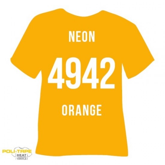 POLI-TAPE TURBO -4942 NEON ORANGE 50cm