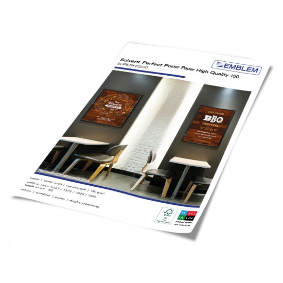 EMBLEM SOLVENT PERFECT POSTER HIGH QUALITY  150g 1600x50m
