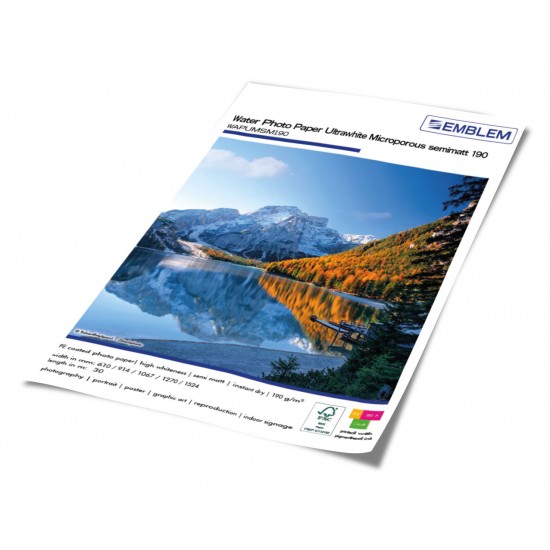 EMBLEM WATER PHOT.SEMIMATT 190gr 61x30m